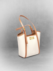 Coffee Leather Commuter Tote Bag (2)