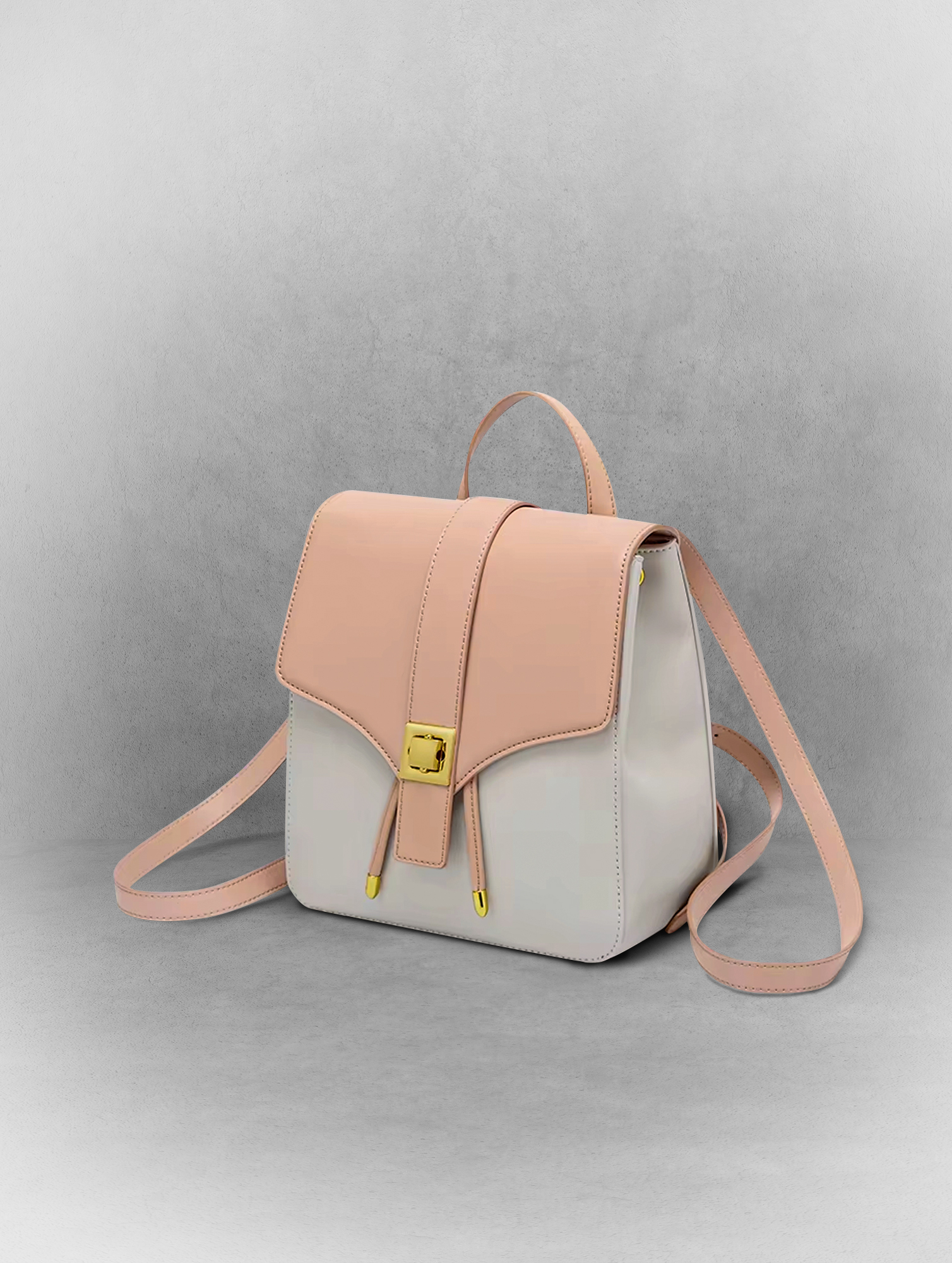 Second image of Cowhide Leather Casual Backpack