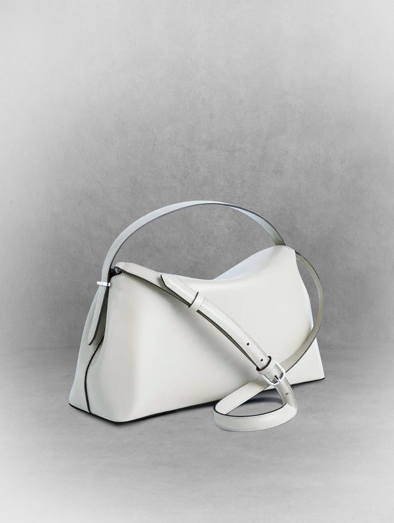 Second image of White Textured Crossbody Bag